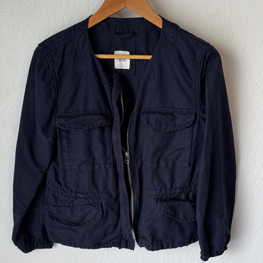 Gap‎ Navy Linen Blend Jacket